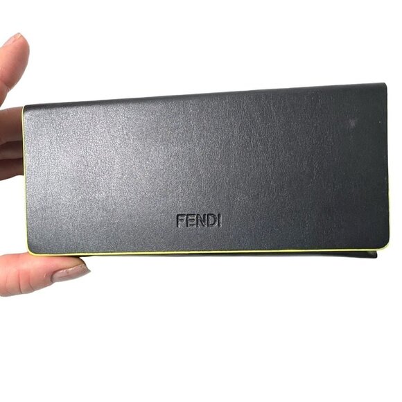 Fendi Womens Cat Eyes Blue Metal Frame 53mm Modified Sunglasses with Case New main image 9